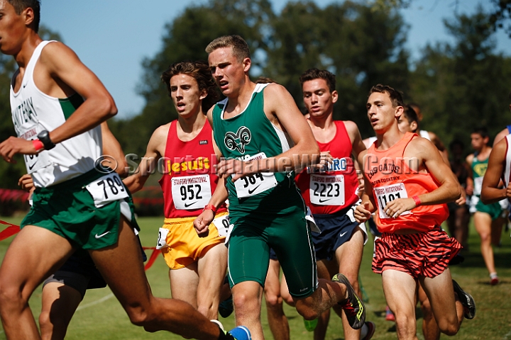 2014StanfordSeededBoys-349.JPG - Seeded boys race at the Stanford Invitational, September 27, Stanford Golf Course, Stanford, California.
